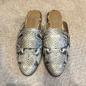 Franco Sarto sneak print Mules